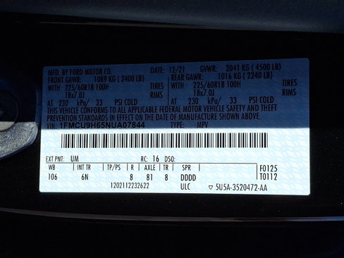 Used 2022 Ford Escape SEL image 28