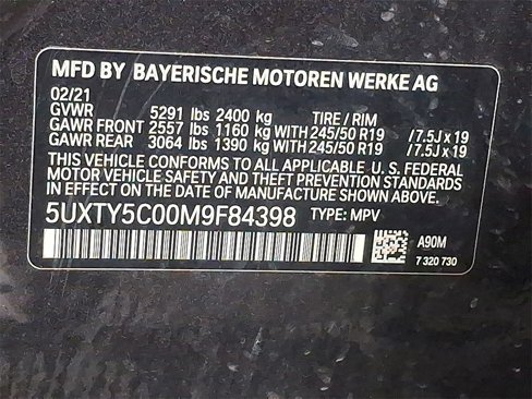 Used 2021 BMW X3 xDrive30i w/ Convenience Package image 29