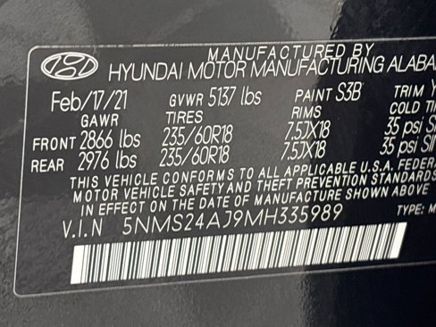 Used 2021 Hyundai Santa Fe SEL w/ Cargo Package image 21