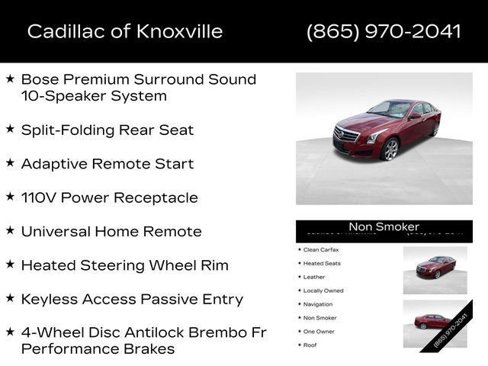 Used 2014 Cadillac ATS Luxury w/ Sun And Sound Package image 24