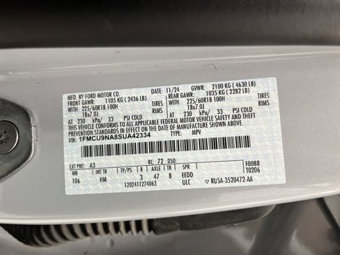 Used 2025 Ford Escape ST-Line Select image 38