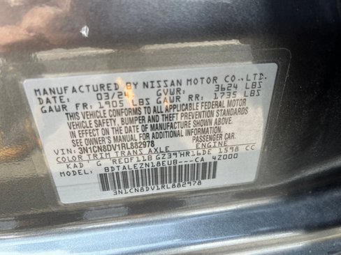 Used 2024 Nissan Versa S w/ Trunk Package image 24