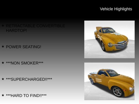 Used 2004 Chevrolet SSR w/ Preferred Equipment Group image 4