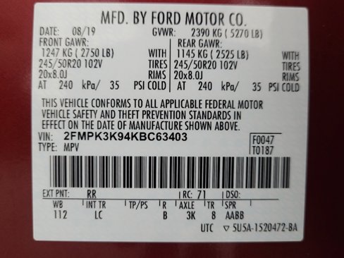 Used 2019 Ford Edge Titanium image 33