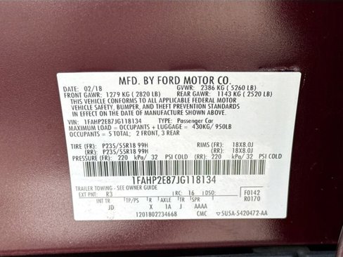 Used 2018 Ford Taurus SEL w/ Equipment Group 201A image 26