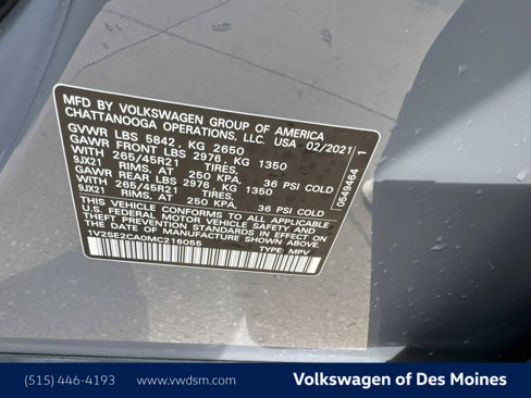 Used 2021 Volkswagen Atlas Cross Sport SEL R-Line w/ Cross Sport MDO Package image 21