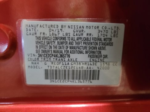 Used 2019 Nissan Versa Note S image 33