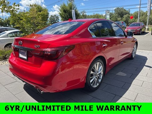 Certified 2022 INFINITI Q50 Luxe w/ Cargo Package image 7