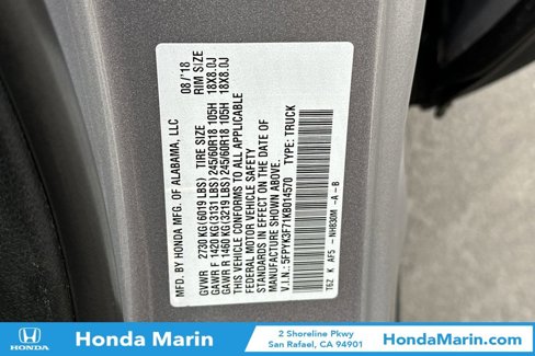 Used 2019 Honda Ridgeline RTL-E image 36
