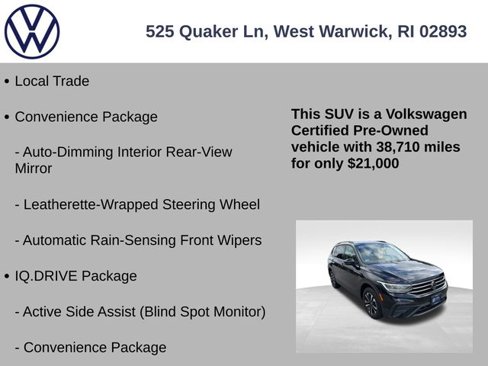 Certified 2022 Volkswagen Tiguan S w/ IQ.Drive Package image 7