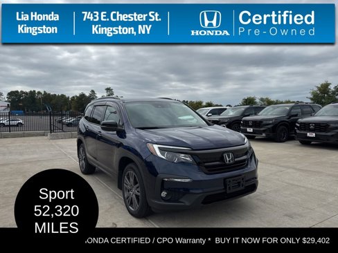 Certified 2022 Honda Pilot Sport image 1