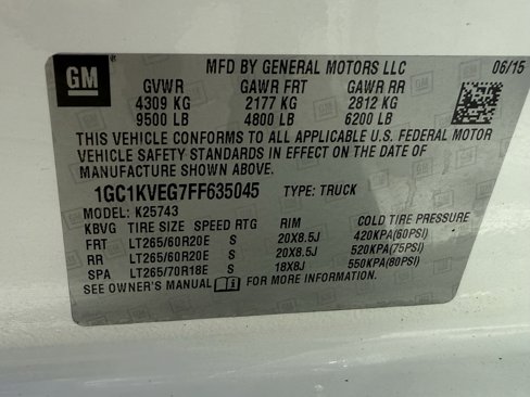 Used 2015 Chevrolet Silverado 2500 LT w/ LT Convenience Package image 30