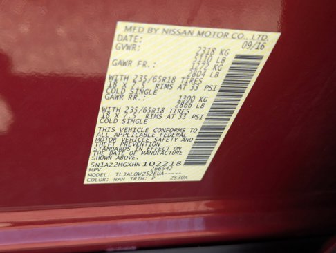 Used 2017 Nissan Murano SV image 30