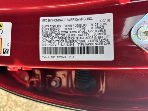 Used 2018 Honda Accord LX image 32