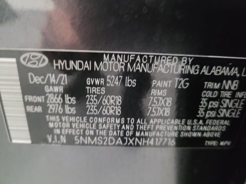 Used 2022 Hyundai Santa Fe SEL w/ Cargo Package image 33