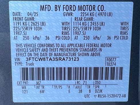 New 2025 Ford Maverick Lobo image 57