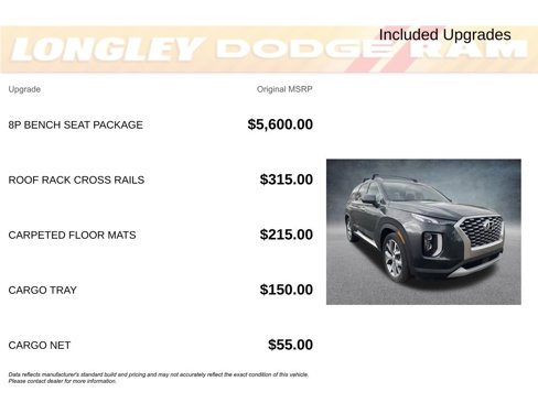 Used 2022 Hyundai Palisade SEL w/ 8P Bench Seat Package image 2