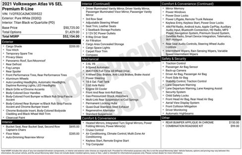 Used 2021 Volkswagen Atlas SEL Premium image 4