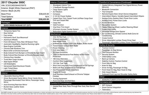 Used 2017 Chrysler 300 C image 4