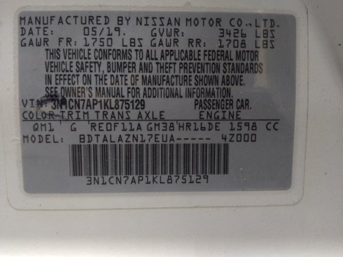 Used 2019 Nissan Versa S Plus image 33