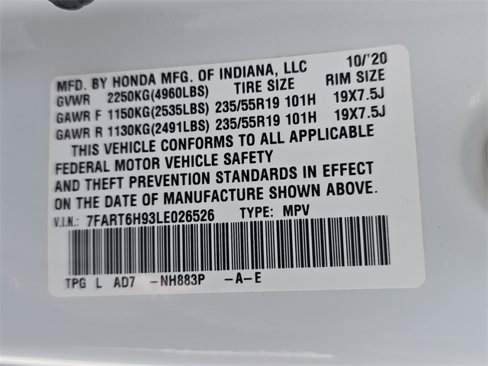 Used 2020 Honda CR-V Touring image 39