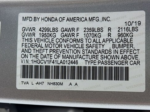 Used 2020 Honda Accord EX image 29