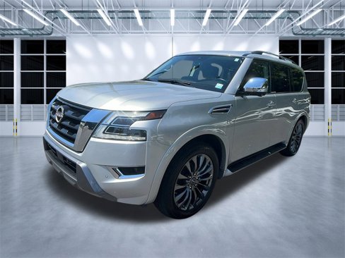 Used 2021 Nissan Armada Platinum w/ Captain's Chairs Package image 3