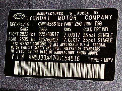 Used 2016 Hyundai Tucson SE w/ Option Group 02 image 55