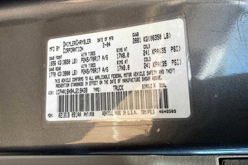Used 2004 Dodge Ram 1500 Truck ST w/ ST Value Group image 30
