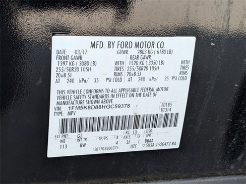 Used 2017 Ford Explorer XLT w/ Equipment Group 202A image 36