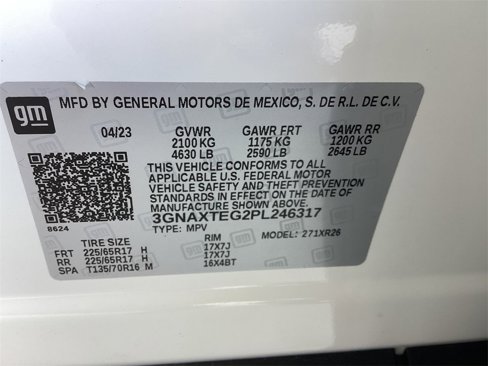 Certified 2023 Chevrolet Equinox LT w/ Driver Convenience Package image 34