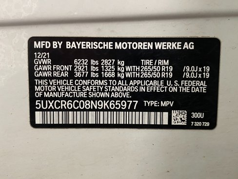 Certified 2022 BMW X5 xDrive40i w/ Climate Comfort Package image 37