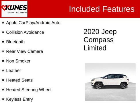 Used 2020 Jeep Compass Limited image 2