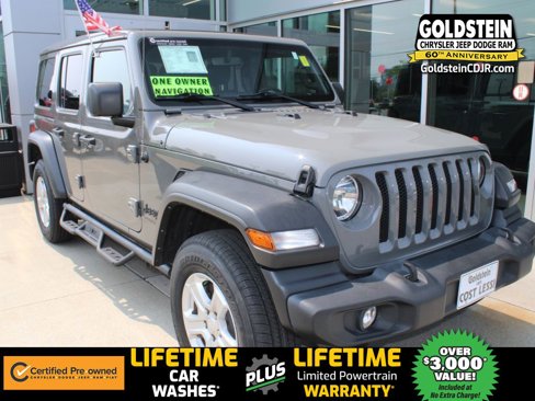 Certified 2022 Jeep Wrangler Unlimited Sport w/ Sun And Sound Package image 1