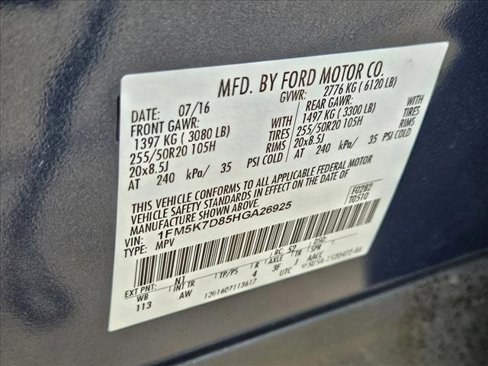Used 2017 Ford Explorer XLT w/ Equipment Group 202A image 26