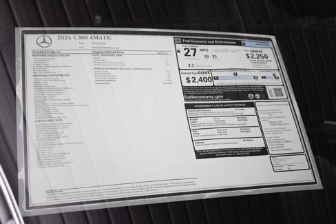 Used 2024 Mercedes-Benz C 300 4MATIC Sedan image 34