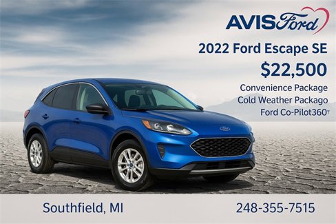 Certified 2022 Ford Escape SE w/ Convenience Package image 1