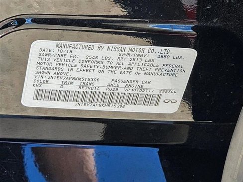 Used 2019 INFINITI Q50 Luxe w/ Cargo Package (L96) image 20