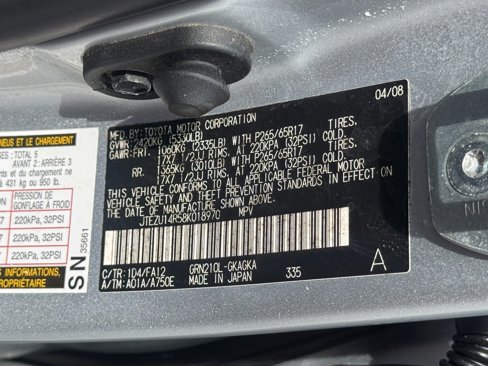 Used 2008 Toyota 4Runner SR5 image 36