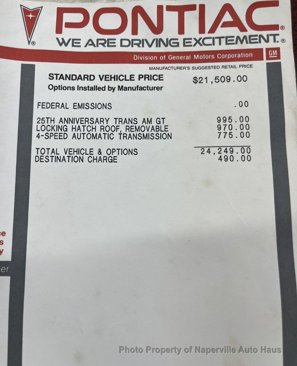 Used 1994 Pontiac Firebird Trans Am GT image 47