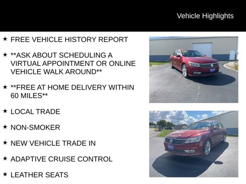 Used 2017 Volkswagen Passat 1.8T SEL Premium image 11