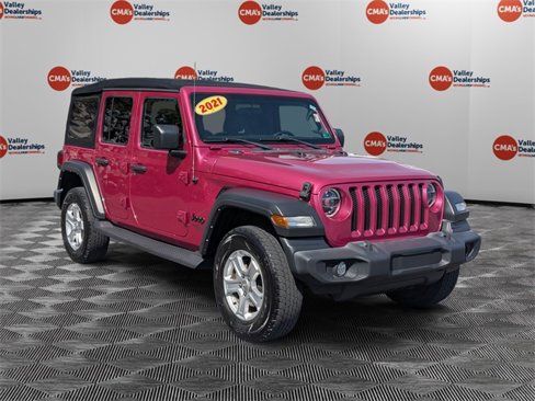 Certified 2021 Jeep Wrangler Unlimited Sport image 3