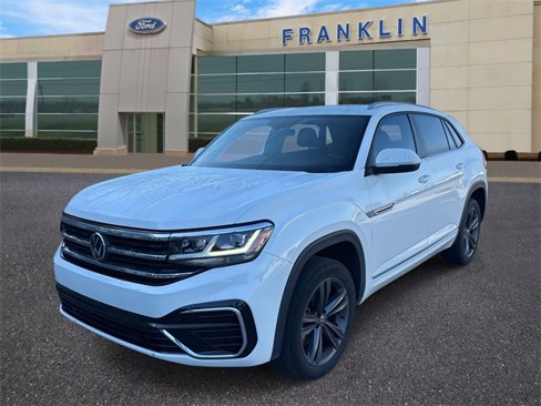 Used 2021 Volkswagen Atlas Cross Sport SE w/ Panoramic Sunroof Package image 3