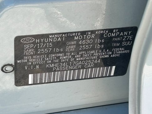Used 2016 Hyundai Sonata Limited w/ Option Group 02 image 37