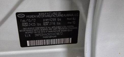 Used 2012 Hyundai Sonata GLS w/ Popular Equipment Pkg image 7