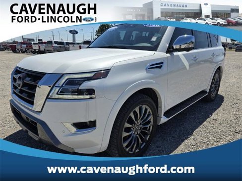Used 2023 Nissan Armada Platinum w/ Captain's Chairs Package image 1