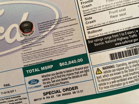Used 2021 Ford Mustang Mach 1 w/ Mach 1 Handling Package image 76