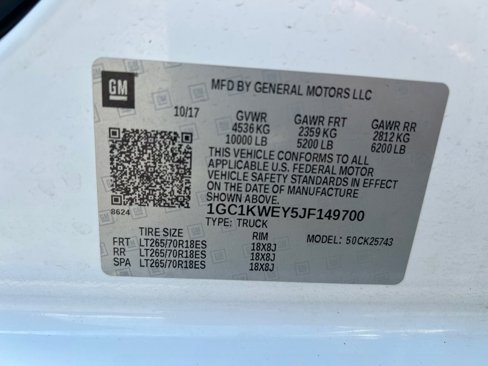 Used 2018 Chevrolet Silverado 2500 LTZ w/ Duramax Plus Package image 25