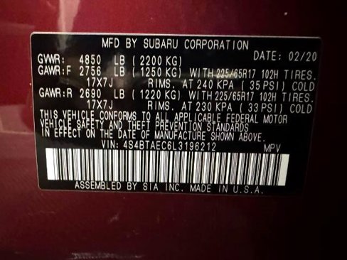 Used 2020 Subaru Outback Premium w/ Popular Package #1 image 19