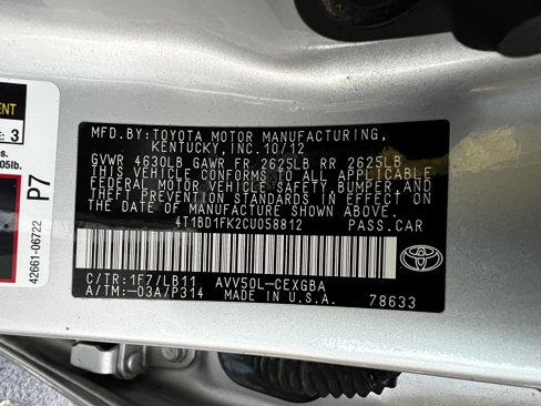 Used 2012 Toyota Camry XLE image 50
